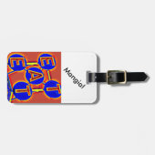 食べ/mangia荷物タグ ラゲッジタグ (正面横)