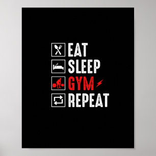 食べ_sleep_gym_repeat ポスター