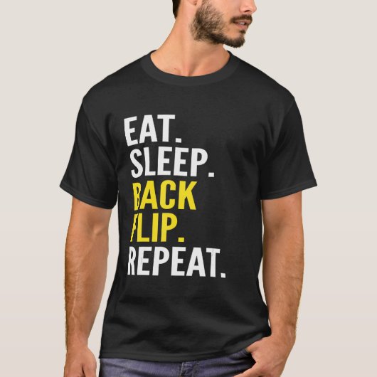食べAcrobat体操をリピーター Tシャツ (正面)