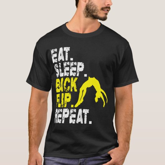 食べAcrobat体操をリピーター Tシャツ (正面)