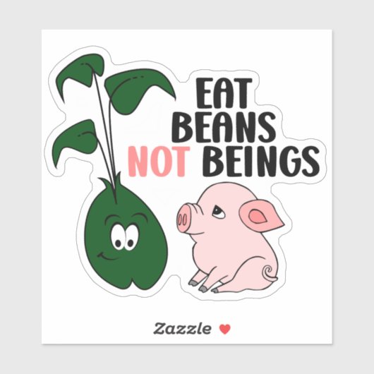 食べBeans Not Alive、ビーガン シール (シート)