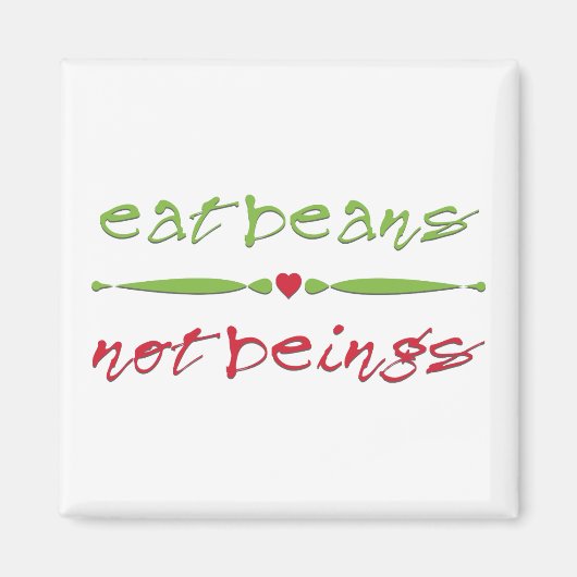 食べBeans Not Alive マグネット (正面)