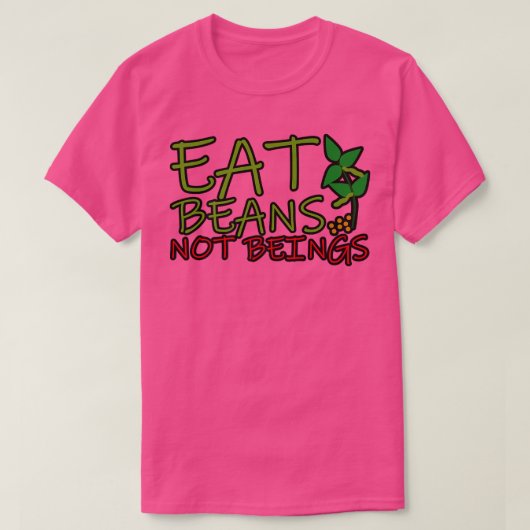 食べBeans Not Alive Tシャツ (デザイン正面)