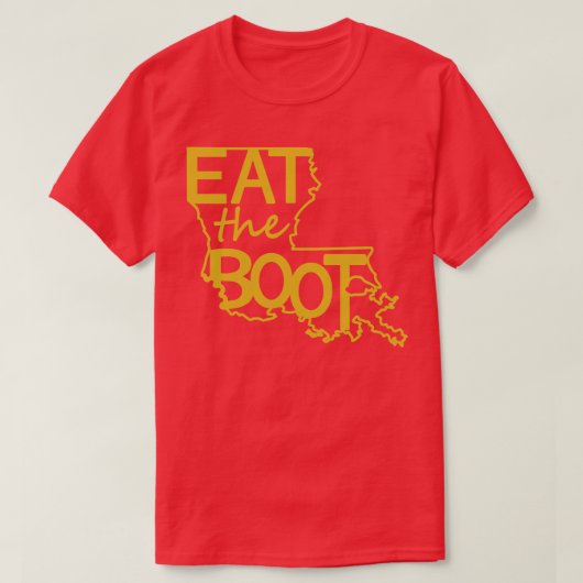 食べBoot OG Metallic金ゴールドTシャツ Tシャツ (デザイン正面)