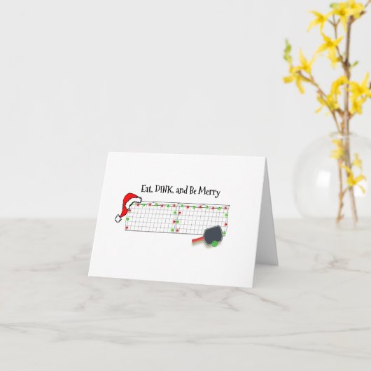 食べDinkとBe メリー カード (黄色い花)