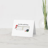 食べDinkとBe メリー カード (正面)