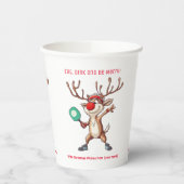 食べDink and beメリー, Christmas pickleball 紙コップ (左)