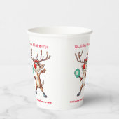 食べDink and beメリー, Christmas pickleball 紙コップ (右)