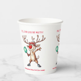 食べDink and beメリー, Christmas pickleball 紙コップ