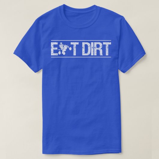 食べDirt Quad Bike Rider 395 Tシャツ (デザイン正面)