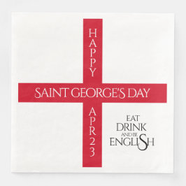 食べDrink and Be English St George's Cross Flag