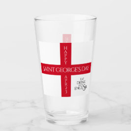 食べDrink and Be English St George's Cross Flag タンブラーグラス