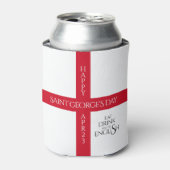 食べDrink and Be English St George's Cross Flag 缶クーラー (缶正面)