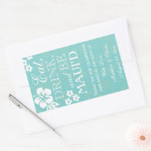 食べDrink and Be Maui'dのワイ結婚ンラベル750ml 長方形シール (封筒)