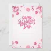 「食べDrink & Love」バレンタインデーパーティーインビタティ 招待状 (裏面)