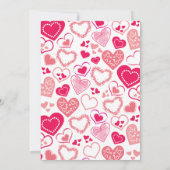 「食べDrink & Love」バレンタインデーブライダルシャワー 招待状 (裏面)