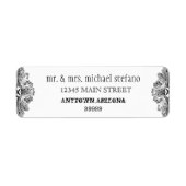 食べDrink n一致する結婚した住所 シール (正面)