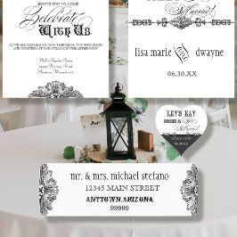 食べDrink n一致する結婚した住所 シール