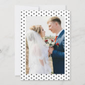 食べDrink We 得 Photo Elopement結婚したパーティー 招待状 (裏面)