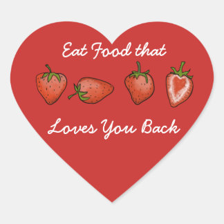 食べFood That Loves You Back Sticker ハートシール