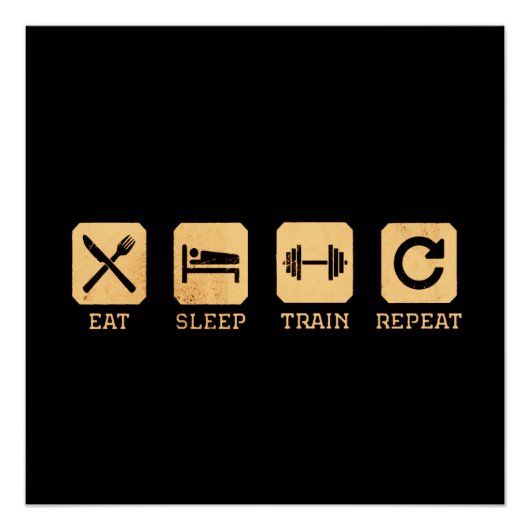 食べGlossy Poster ポスター (正面)