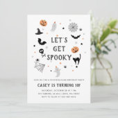 食べHalloween白 招待状 (スタンド正面)