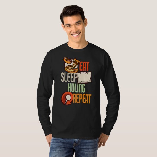 食べHuling Repeat Huling Tシャツ (正面フル)