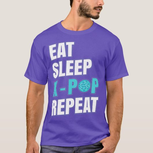 食べKPOPリピーKPOP韓国音楽の恋人 Tシャツ (正面)
