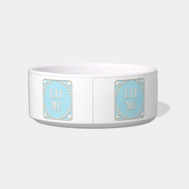 「食べme」ワンダーランド茶パーティー紫の紋章食品 ボウル (裏面)