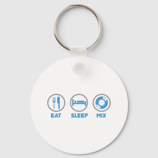 食べMix Again - DJ Disk Jockey Music Deck キーホルダー (正面)