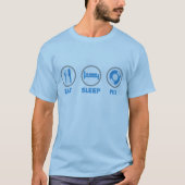 食べMix Again - DJ Disk Jockey Music Deck Tシャツ (正面)