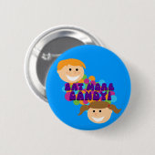 食べMore Candyレトロ 缶バッジ (正面&裏面)