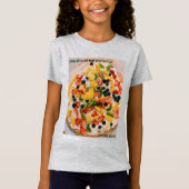 食べMore Fruit Cookieピザ Tシャツ (正面)