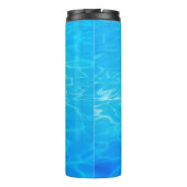 「食べMy Bubbles」プールの色クール泳ぐ人生 タンブラー (裏面)