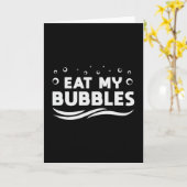 食べMy Bubbles Syming  Syming Water おもしろい カード (黄色い花)