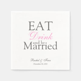 食べN be結婚した Cotorque Napkin スタンダードカクテルナプキン