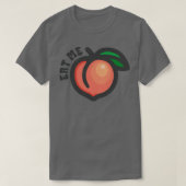 食べPeach Emoji Tシャツ (デザイン正面)