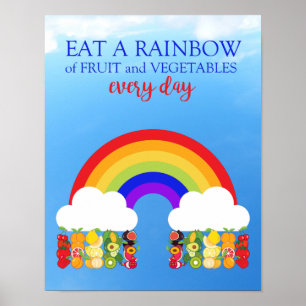 食べRainbow Healthy食べの教室 ポスター