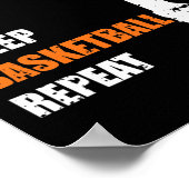 食べRepeat Basketball Boys and Gi ポスター (角)