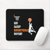 食べRepeat Basketball Boys and Gi マウスパッド (マウス)