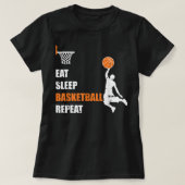 食べRepeat Basketball Boys and Gi Tシャツ (デザイン正面)