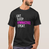 食べRepeat Kids Back Flip Acrobat Tシャツ (正面)