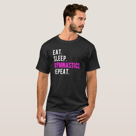 食べRepeat Kids Back Flip Acrobat Tシャツ (正面フル)