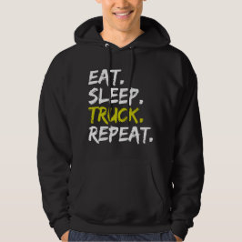 食べRepeat Trucker運転士おもしろい パーカ