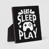 食べSleep, 遊 – ビデおもしろいオ・ゲーマー，ゲームのユーモア フォトプラーク (正面)