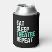食べSleep Acterおもしろい Repeat Actor Actor Actor Gift 缶クーラー (缶正面)