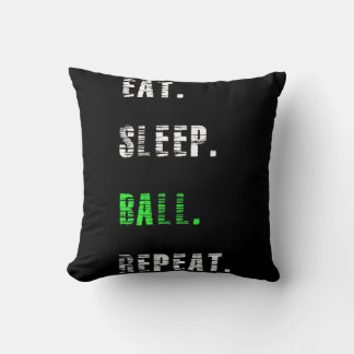 食べSleep Ball Repeat Basketball Gift クッション