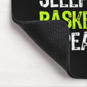 食べSleep Basketball Repeat Playerおもしろいカッコいい Lover マウスパッド (コーナー)