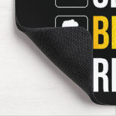 食べSleep Beerリピート マウスパッド (コーナー)