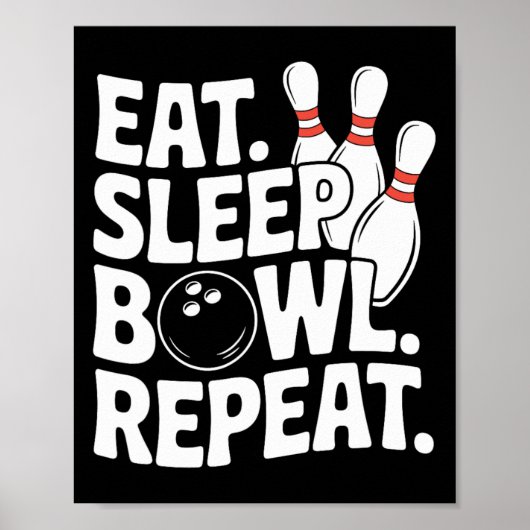 食べSleep Bowlリピート1 ポスター (正面)